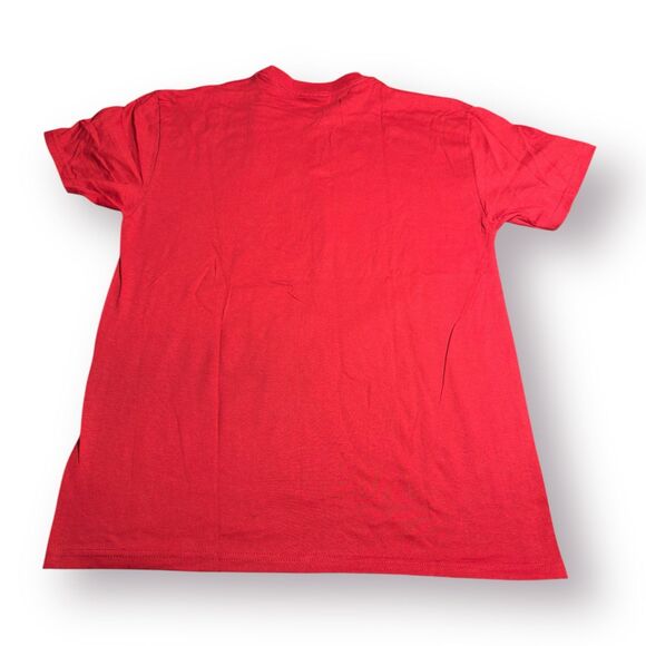 Quiksilver‎ Graphic T-Shirt Size Large Red Shirt Retro Skater Y2K - Picture 2 of 2